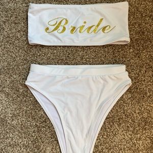 Bride two piece swimsuit size S worn once